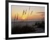 Sunset, Gulf Coast, Longboat Key, Anna Maria Island, Beach, Florida, USA-Fraser Hall-Framed Photographic Print