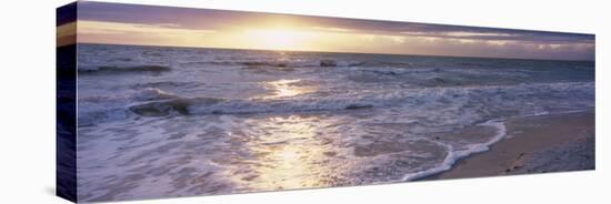 Sunset, Gulf of Mexico, Florida, USA-null-Stretched Canvas