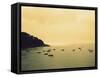 Sunset Harbour I-Lillian Bell-Framed Stretched Canvas