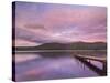 Sunset, Hawes End Landing Stage Jetty, Derwent Water, Lake District, Cumbria, England, UK-Neale Clarke-Stretched Canvas