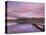 Sunset, Hawes End Landing Stage Jetty, Derwent Water, Lake District, Cumbria, England, UK-Neale Clarke-Stretched Canvas