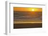 Sunset, Heceta Beach, Oregon Coast, Pacific Ocean, Oregon, USA.-Michel Hersen-Framed Photographic Print