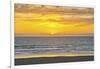 Sunset, Heceta Beach, Oregon Coast, Pacific Ocean, Oregon, USA.-Michel Hersen-Framed Photographic Print