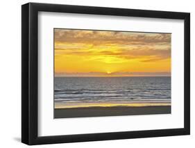 Sunset, Heceta Beach, Oregon Coast, Pacific Ocean, Oregon, USA.-Michel Hersen-Framed Photographic Print