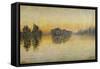Sunset, Herblay, 1889-Paul Signac-Framed Stretched Canvas