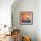 Sunset Heron-Jai Johnson-Framed Giclee Print displayed on a wall