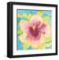 Sunset Hibiscus I-Beverly Dyer-Framed Art Print