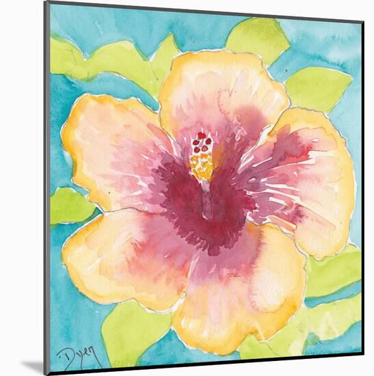 Sunset Hibiscus I-Beverly Dyer-Mounted Art Print