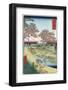 Sunset Hill, Meguro in the Eastern Capital by Ando Hiroshige-Fine Art-Framed Photographic Print