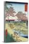 Sunset Hill, Meguro in the Eastern Capital-Ando Hiroshige-Stretched Canvas
