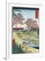 Sunset Hill, Meguro in the Eastern Capital-Ando Hiroshige-Framed Giclee Print