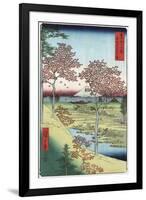 Sunset Hill, Meguro in the Eastern Capital-Ando Hiroshige-Framed Giclee Print