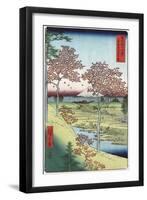 Sunset Hill, Meguro in the Eastern Capital-Ando Hiroshige-Framed Giclee Print