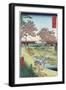 Sunset Hill, Meguro in the Eastern Capital-Ando Hiroshige-Framed Giclee Print