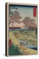 Sunset Hill, Meguro in the Eastern Capital-Ando Hiroshige-Stretched Canvas