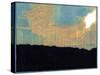 Sunset-Hollywood Hills-Frank Redlinger-Stretched Canvas