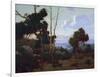 Sunset Hope Ranch-Elmer Wachtel-Framed Art Print