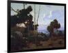 Sunset Hope Ranch-Elmer Wachtel-Framed Art Print