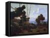 Sunset Hope Ranch-Elmer Wachtel-Framed Stretched Canvas