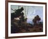 Sunset Hope Ranch-Elmer Wachtel-Framed Art Print