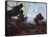 Sunset Hope Ranch-Elmer Wachtel-Framed Stretched Canvas