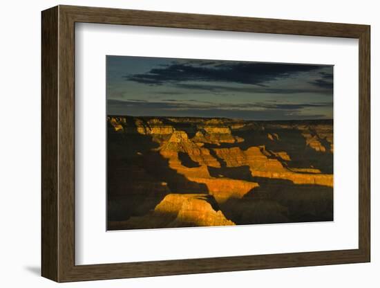 Sunset, Hopi Point, South Rim, Grand Canyon NP, Arizona, USA-Michel Hersen-Framed Photographic Print