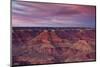 Sunset, Hopi Point, South Rim, Grand Canyon NP, Arizona, USA-Michel Hersen-Mounted Photographic Print