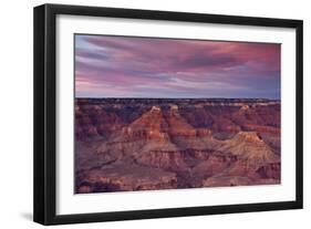 Sunset, Hopi Point, South Rim, Grand Canyon NP, Arizona, USA-Michel Hersen-Framed Photographic Print