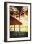 Sunset Hot Sun - In the Style of Oil Painting-Philippe Hugonnard-Framed Giclee Print