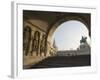 Sunset Ight on St. Stephens Statue, Castle Hill Area, Budapest, Hungary, Europe-Christian Kober-Framed Photographic Print