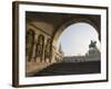 Sunset Ight on St. Stephens Statue, Castle Hill Area, Budapest, Hungary, Europe-Christian Kober-Framed Photographic Print