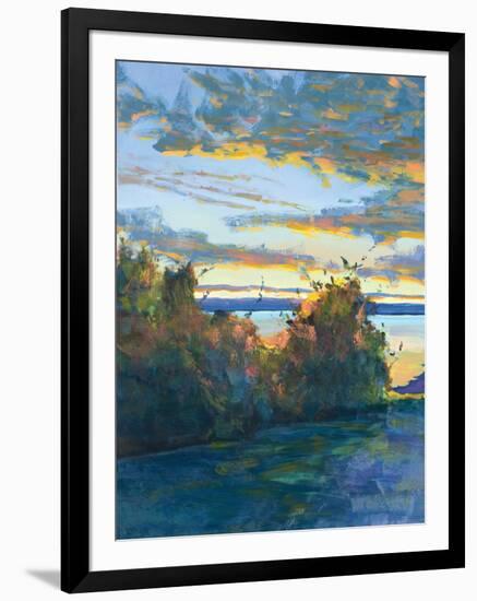 Sunset II-Sokol Hohne-Framed Art Print