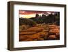 Sunset Image of Cathedral Rock.-diro-Framed Photographic Print