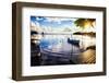 Sunset in a Fishing Village, Puerto Rico-George Oze-Framed Photographic Print