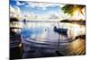 Sunset in a Fishing Village, Puerto Rico-George Oze-Mounted Photographic Print