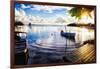 Sunset in a Fishing Village, Puerto Rico-George Oze-Framed Photographic Print