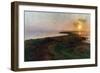 Sunset in a Lagoon, 1897-Hans Ole Brasen-Framed Giclee Print