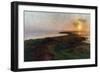 Sunset in a Lagoon, 1897-Hans Ole Brasen-Framed Giclee Print