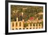 Sunset in autumn, Gubbio, Umbria, Italy, Europe-Lorenzo Mattei-Framed Photographic Print