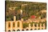 Sunset in autumn, Gubbio, Umbria, Italy, Europe-Lorenzo Mattei-Stretched Canvas