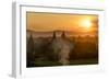 Sunset in Bagan (Pagan), Myanmar (Burma), Asia-Peter Schickert-Framed Photographic Print