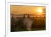 Sunset in Bagan (Pagan), Myanmar (Burma), Asia-Peter Schickert-Framed Photographic Print