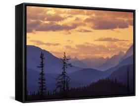 Sunset in Banff National Park, Alberta, Canada-Janis Miglavs-Framed Stretched Canvas