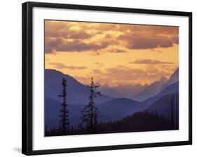 Sunset in Banff National Park, Alberta, Canada-Janis Miglavs-Framed Photographic Print