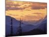 Sunset in Banff National Park, Alberta, Canada-Janis Miglavs-Mounted Photographic Print