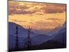 Sunset in Banff National Park, Alberta, Canada-Janis Miglavs-Mounted Photographic Print