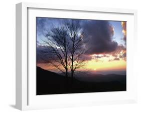 Sunset in Blue Ridge Mountains, Shenandoah National Park, Virginia, USA-Charles Gurche-Framed Premium Photographic Print