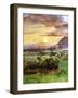 Sunset in Caserta, 1857-Giacinto Gigante-Framed Giclee Print