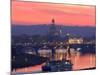 Sunset in Dresden-null-Mounted Photographic Print