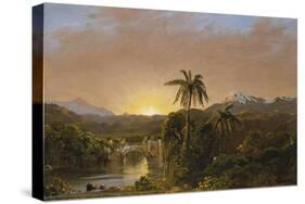 Sunset in Ecuador, 1854-Robert Blum-Stretched Canvas